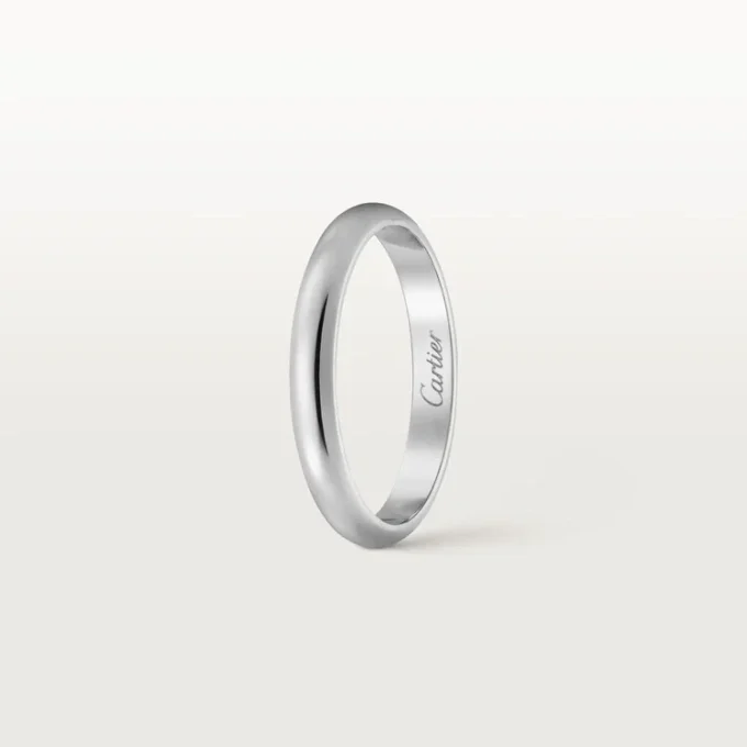 Snubní prsten 1895 – platina – Cartier