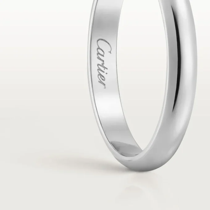 Snubní prsten 1895 – platina – Cartier
