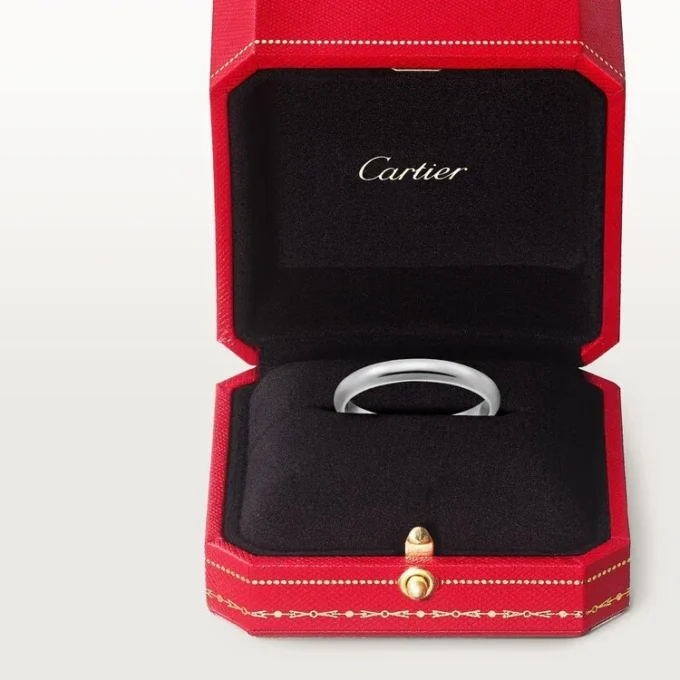 Snubní prsten 1895 – platina – Cartier