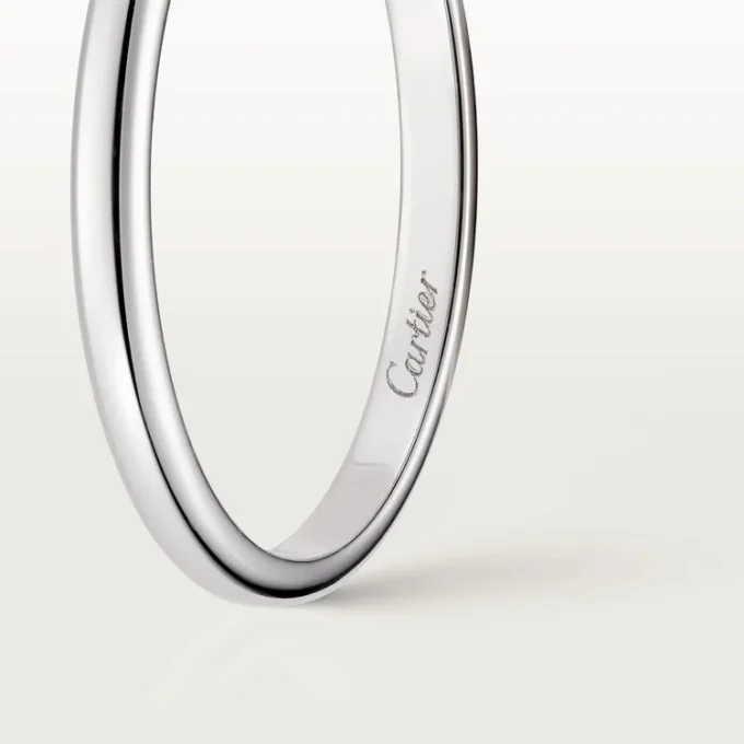 Snubní prsten 1895 – platina – Cartier