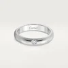 Snubní prsten 1895 – platina, diamant – Cartier