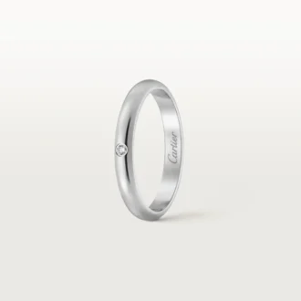 Snubní prsten 1895 – platina, diamant – Cartier