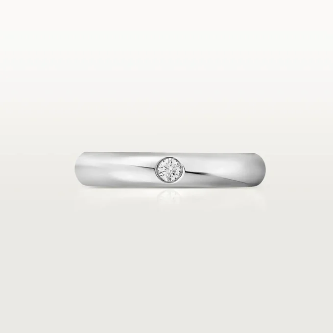 Snubní prsten 1895 – platina, diamant – Cartier