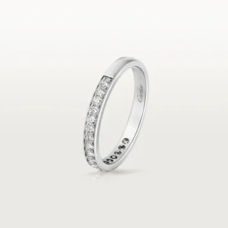 Snubní prsten 1895 – platina, diamanty – Cartier