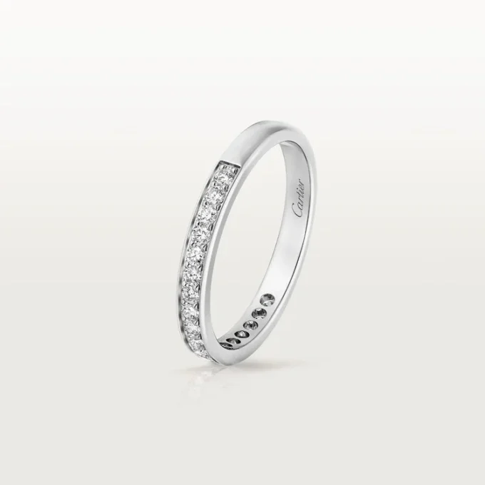 Snubní prsten 1895 – platina, diamanty – Cartier
