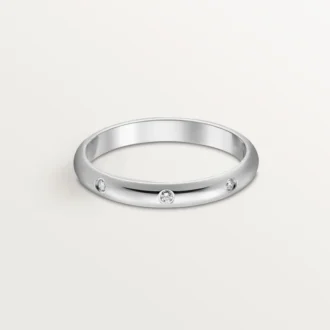 Snubní prsten 1895 – platina, diamanty – Cartier