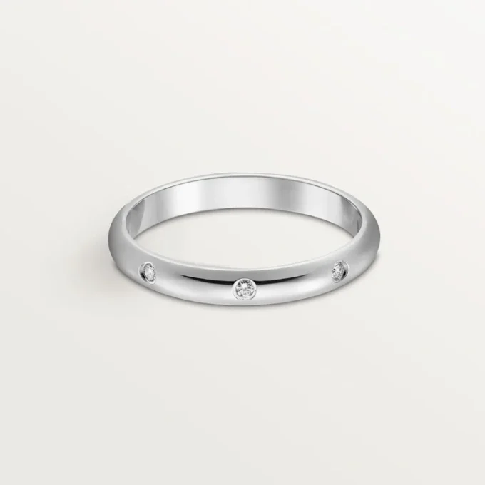 Snubní prsten 1895 – platina, diamanty – Cartier