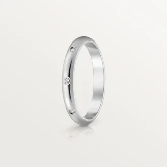 Snubní prsten 1895 – platina, diamanty – Cartier