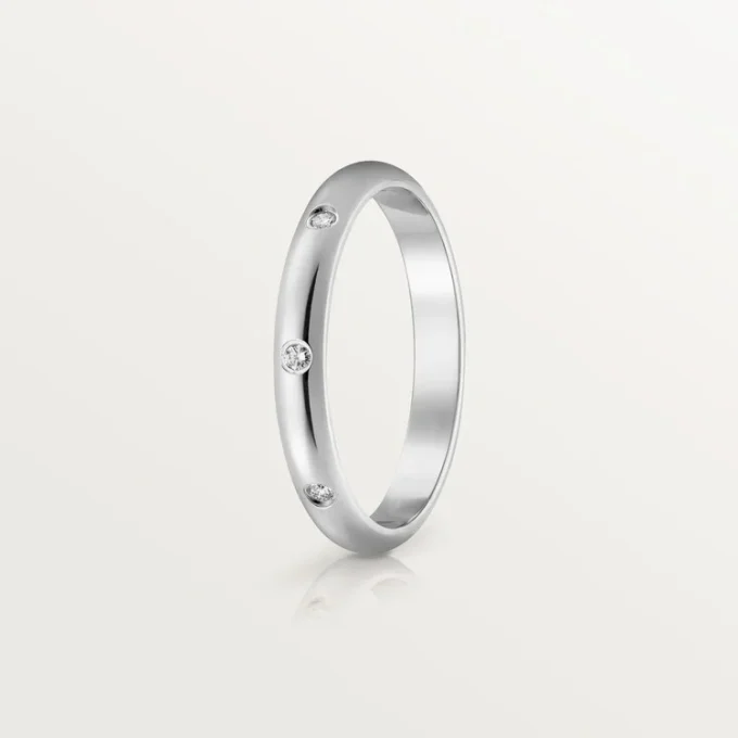 Snubní prsten 1895 – platina, diamanty – Cartier