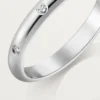 Snubní prsten 1895 – platina, diamanty – Cartier