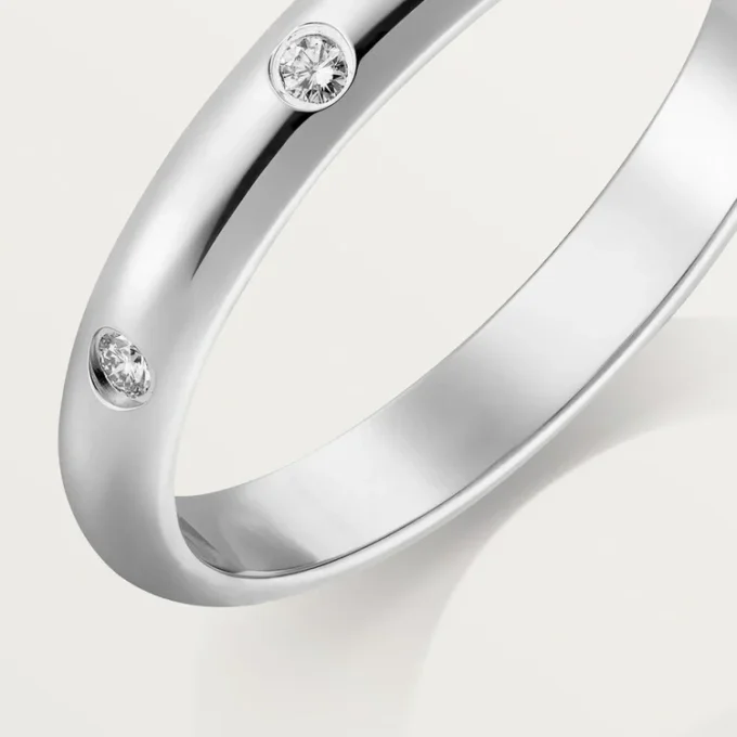 Snubní prsten 1895 – platina, diamanty – Cartier