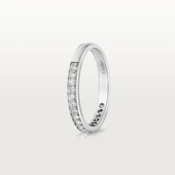 Snubní prsten 1895 – platina, diamanty – Cartier