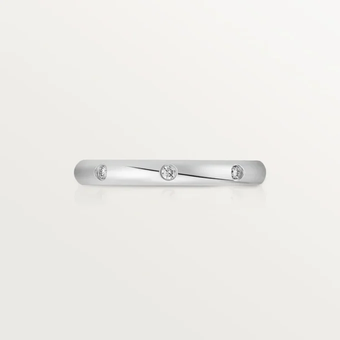 Snubní prsten 1895 – platina, diamanty – Cartier