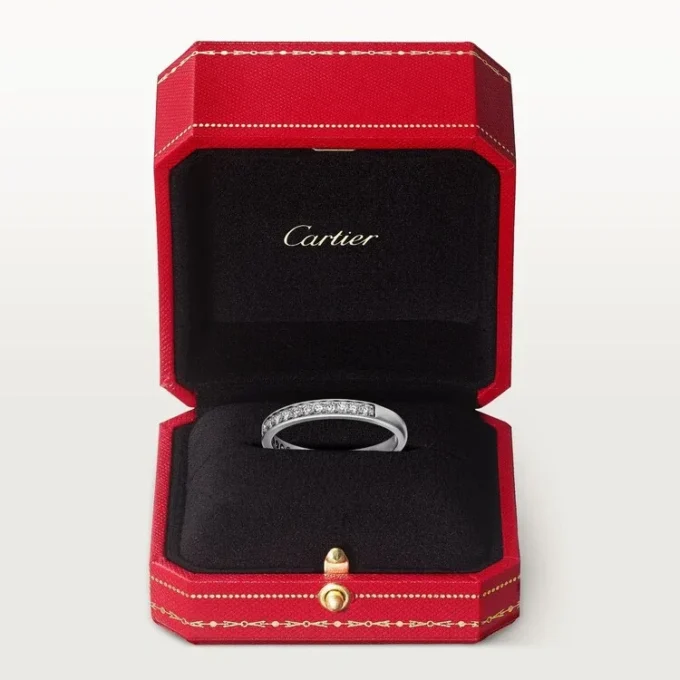 Snubní prsten 1895 – platina, diamanty – Cartier