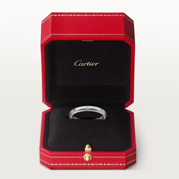 Snubní prsten 1895 – platina, diamanty – Cartier