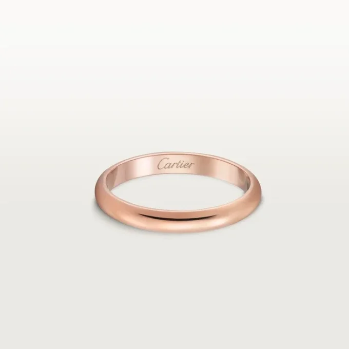 Snubní prsten 1895 – růžové zlato – Cartier
