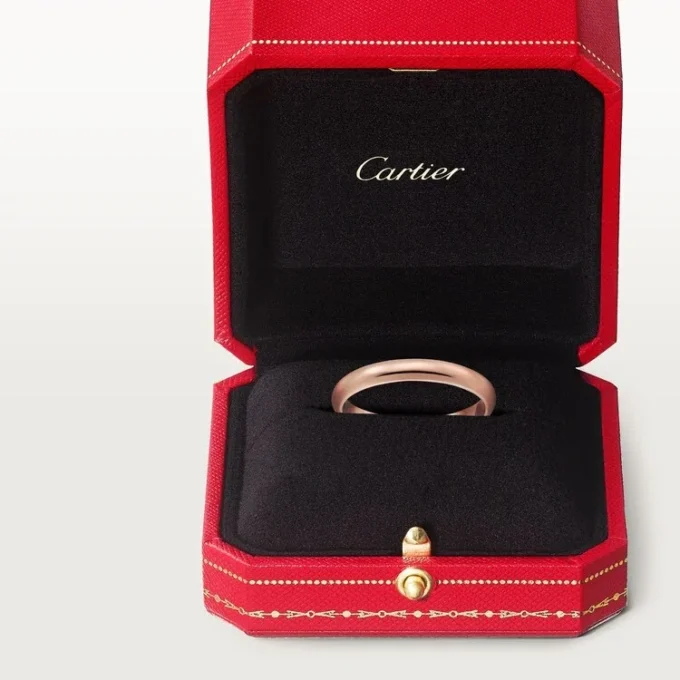 Snubní prsten 1895 – růžové zlato – Cartier