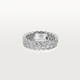 Snubní prsten Broderie De Cartier – bílé zlato, diamanty – Cartier
