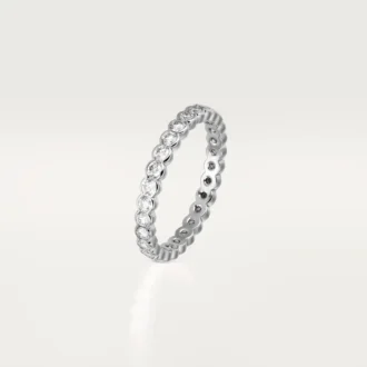 Snubní prsten Broderie De Cartier – bílé zlato, diamanty – Cartier