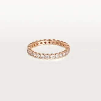 Snubní prsten Broderie De Cartier – růžové zlato, diamanty – Cartier