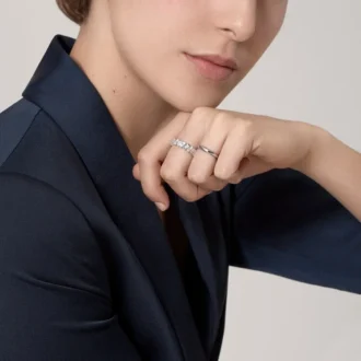 Snubní prsten C De Cartier – platina – Cartier