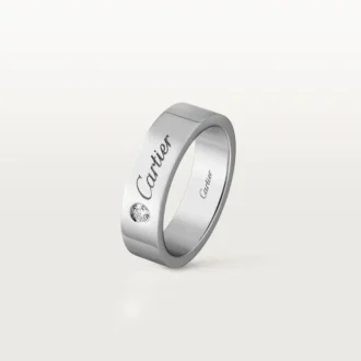 Snubní prsten C De Cartier – platina, diamant – Cartier