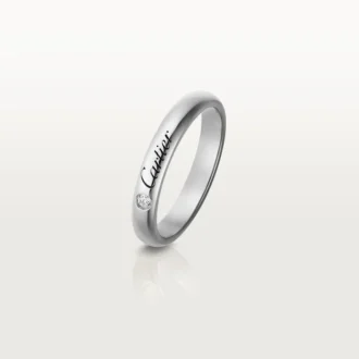 Snubní prsten C De Cartier – platina, diamant – Cartier