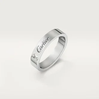 Snubní prsten C De Cartier – platina, diamant – Cartier