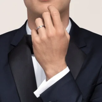 Snubní prsten C De Cartier – platina, diamant – Cartier