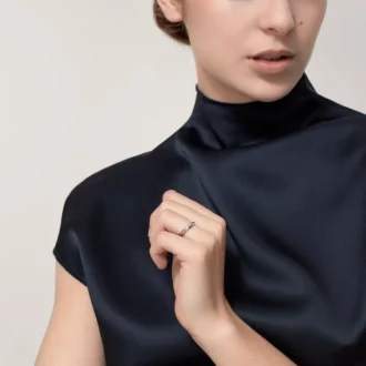 Snubní prsten C De Cartier – platina, diamant – Cartier