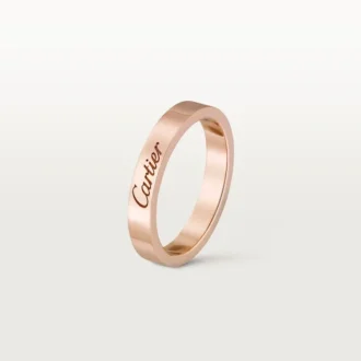 Snubní prsten C De Cartier – růžové zlato – Cartier