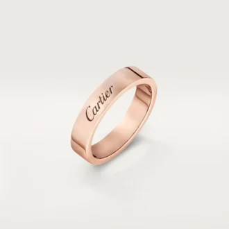 Snubní prsten C De Cartier – růžové zlato – Cartier