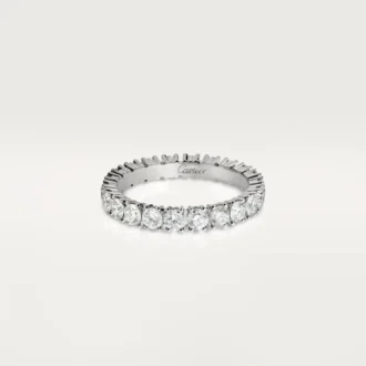 Snubní prsten Cartier Destinee – platina, diamanty – Cartier