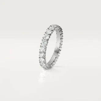 Snubní prsten Cartier Destinee – platina, diamanty – Cartier