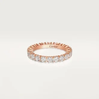 Snubní prsten Cartier Destinee – růžové zlato, diamanty – Cartier