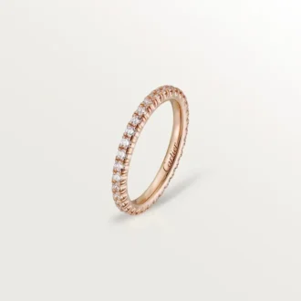 Snubní prsten Etincelle De Cartier – růžové zlato, diamanty – Cartier
