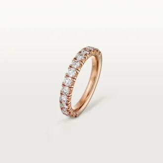 Snubní prsten Etincelle De Cartier – růžové zlato, diamanty – Cartier
