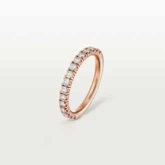 Snubní prsten Etincelle De Cartier – růžové zlato, diamanty – Cartier