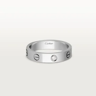 Snubní prsten Love, 1 diamant – bílé zlato, diamant – Cartier
