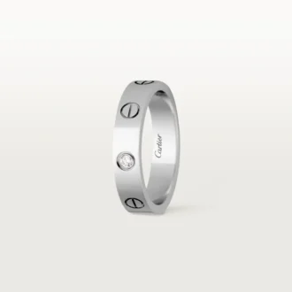 Snubní prsten Love, 1 diamant – bílé zlato, diamant – Cartier