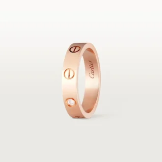 Snubní prsten Love, 1 diamant – růžové zlato, diamant – Cartier