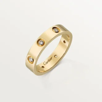 Snubní prsten Love, 8 diamantů – žluté zlato, diamanty – Cartier