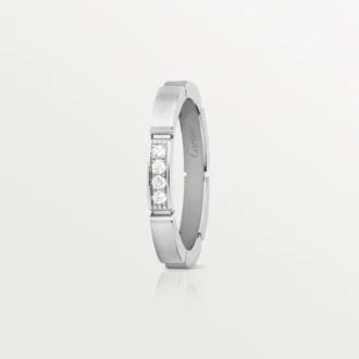 Snubní prsten Maillon Panthere – bílé zlato, diamanty – Cartier