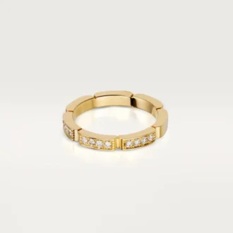 Snubní prsten Maillon Panthere – žluté zlato, diamanty – Cartier