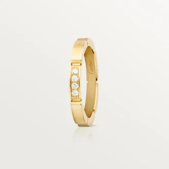 Snubní prsten Maillon Panthere – žluté zlato, diamanty – Cartier