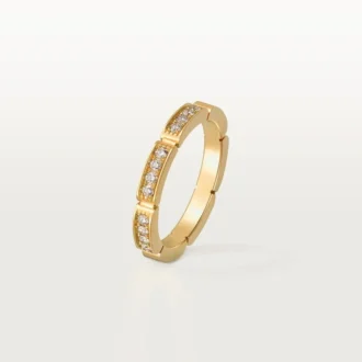 Snubní prsten Maillon Panthere – žluté zlato, diamanty – Cartier