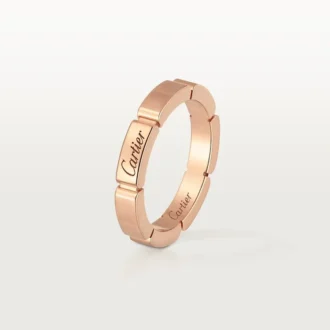 Snubní prsten Maillon Panthere – růžové zlato – Cartier