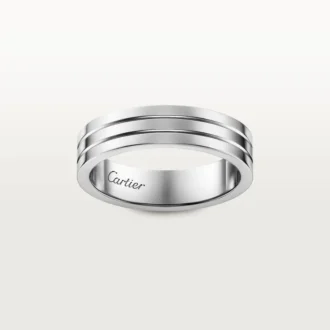Snubní prsten Trinity – bílé zlato – Cartier