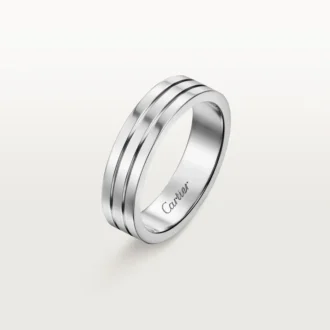 Snubní prsten Trinity – bílé zlato – Cartier