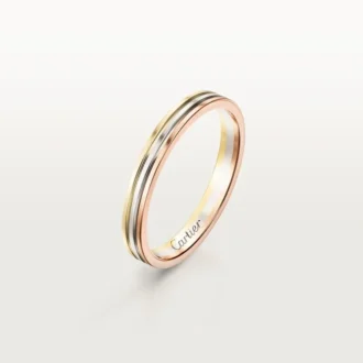 Snubní prsten Trinity – bílé zlato, růžové zlato, žluté zlato – Cartier